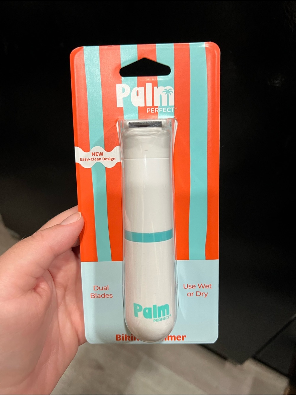 White & Teal Bikini Trimmer — Gentle Women's Hair Removal